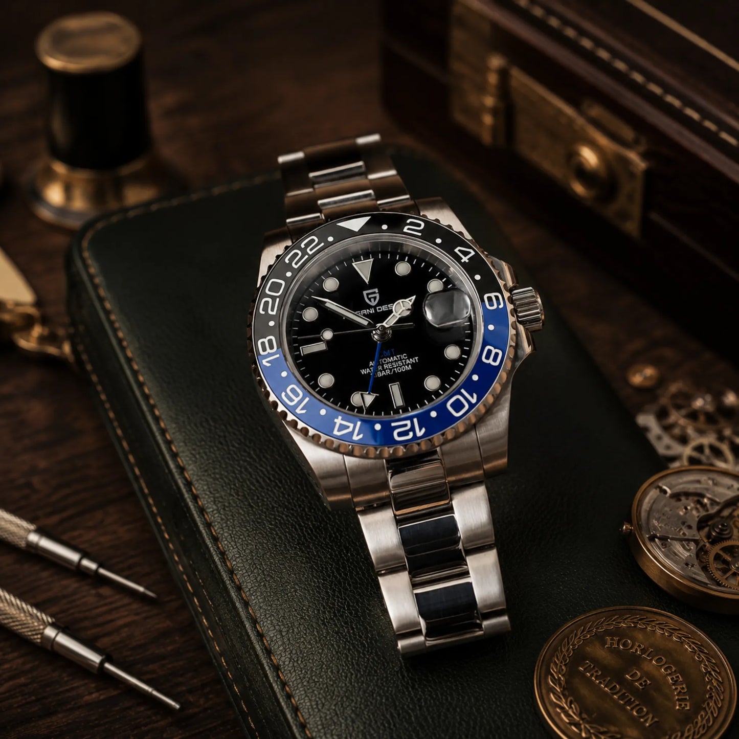 Ashford & Crowe® GMT Méridien